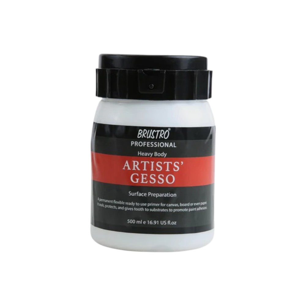 Brustro Professional Gesso 500ml Front View
